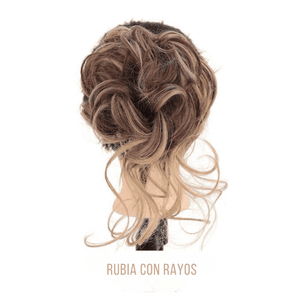 Moño Semi natural de gancho