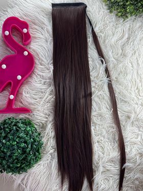 Coleta Lisa Castaña Chocolate