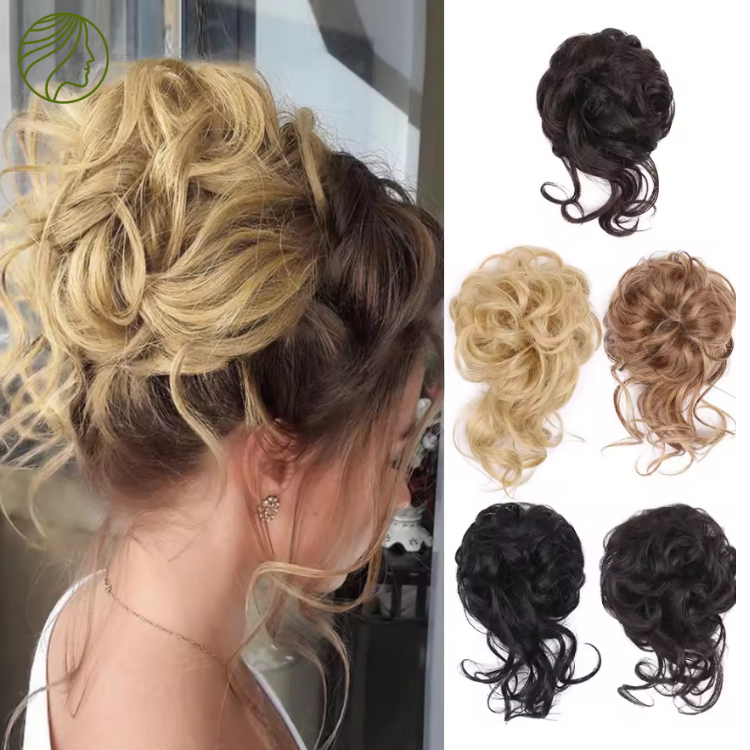 Moño Semi natural de gancho