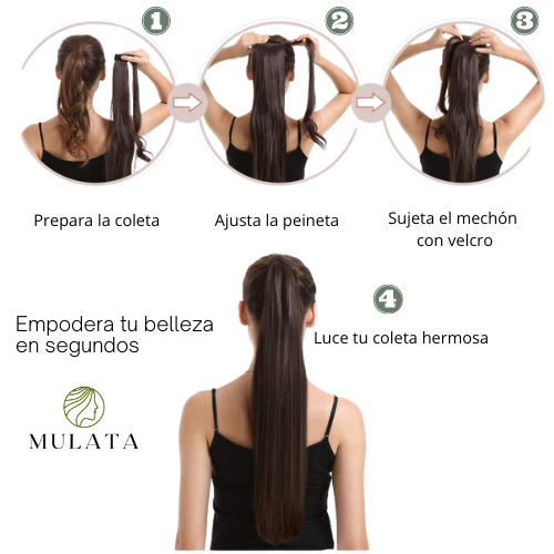 Coleta Rizada Castaño