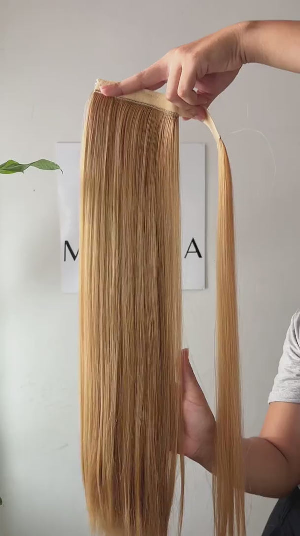 Coleta Lisa Rubia Oscura