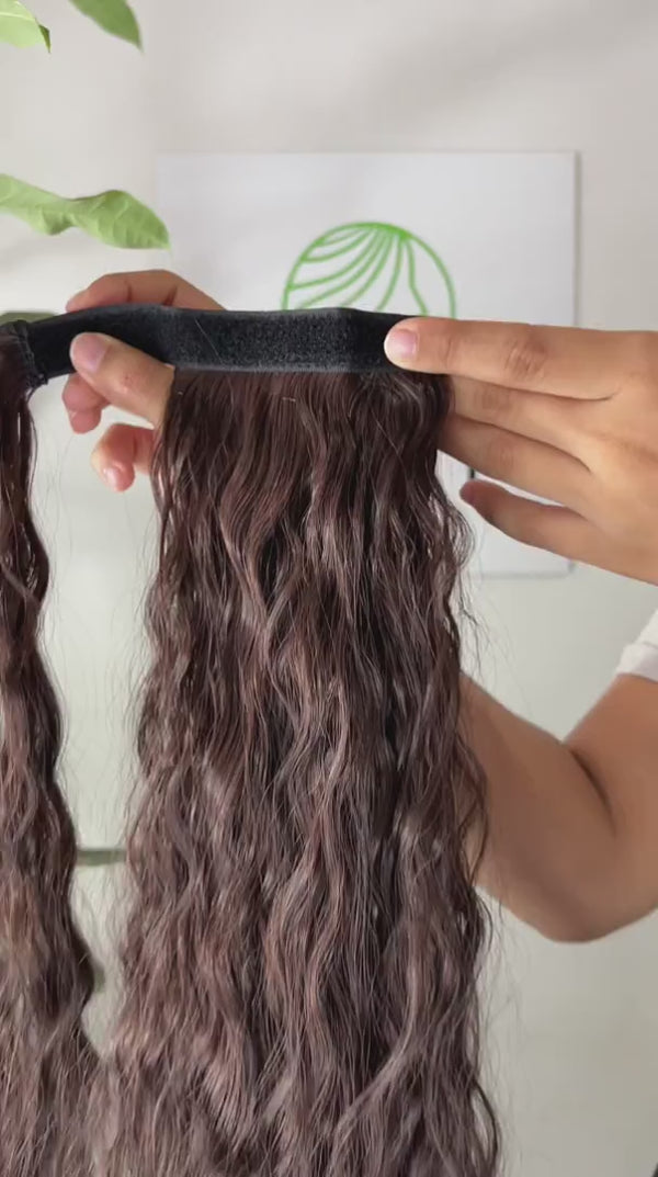 Coleta Rizada Castaño